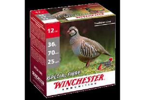 Boite de 25 cartouches WINCHESTER spécial fibre 36gr